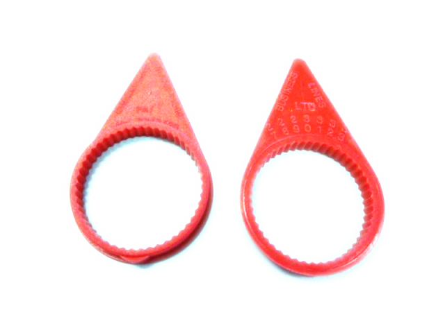 Verdreh-anzeige, für Radmutter, rot SW 33, 7mm