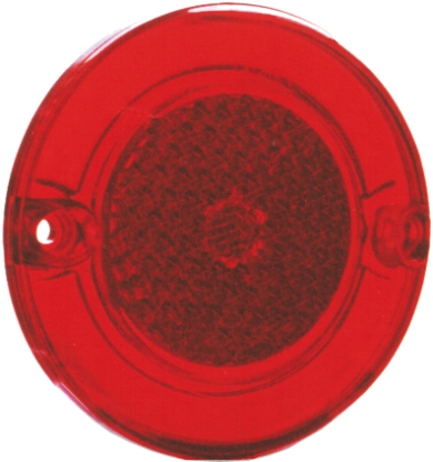 Rückstrahler mit Klarglasoptik Ø 95 mm