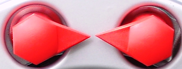 Verdreh-anzeige, für Radmutter, Rot SW 33,H:55mm