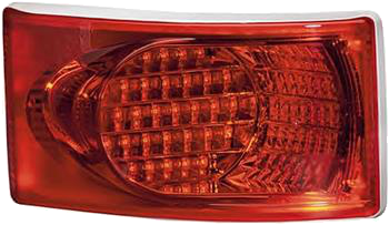 Schlussleuchte SCHWARZ links/rechts LED MAN