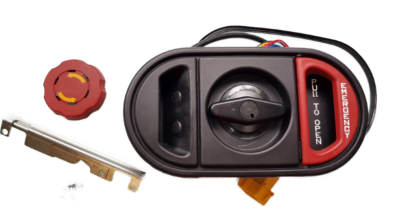 Türbetätigung mit Zwei Schalter Zusammenbau 