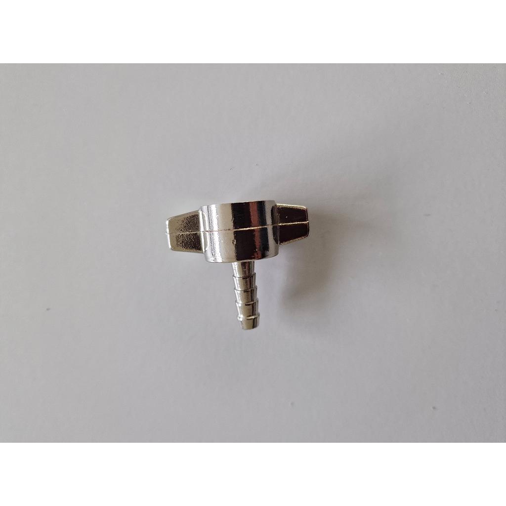 Hose nozzle for pressure gauge