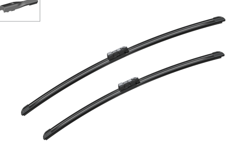 Jeu de balais d'essuie-glace Aerotwin : 650/530mm