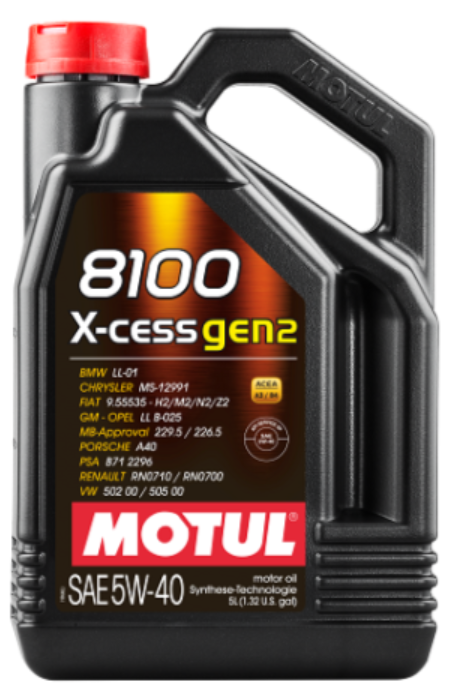 8100 X-cess gen2 5W-40 5 Liter VPEN004